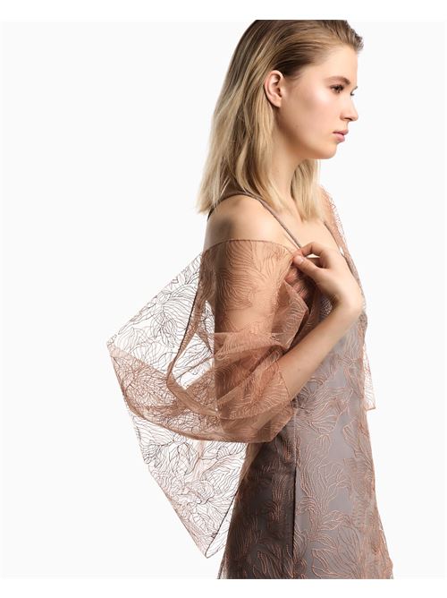 Embroidered tulle cape Emporio Armani | EW004573 AF25409.F3022